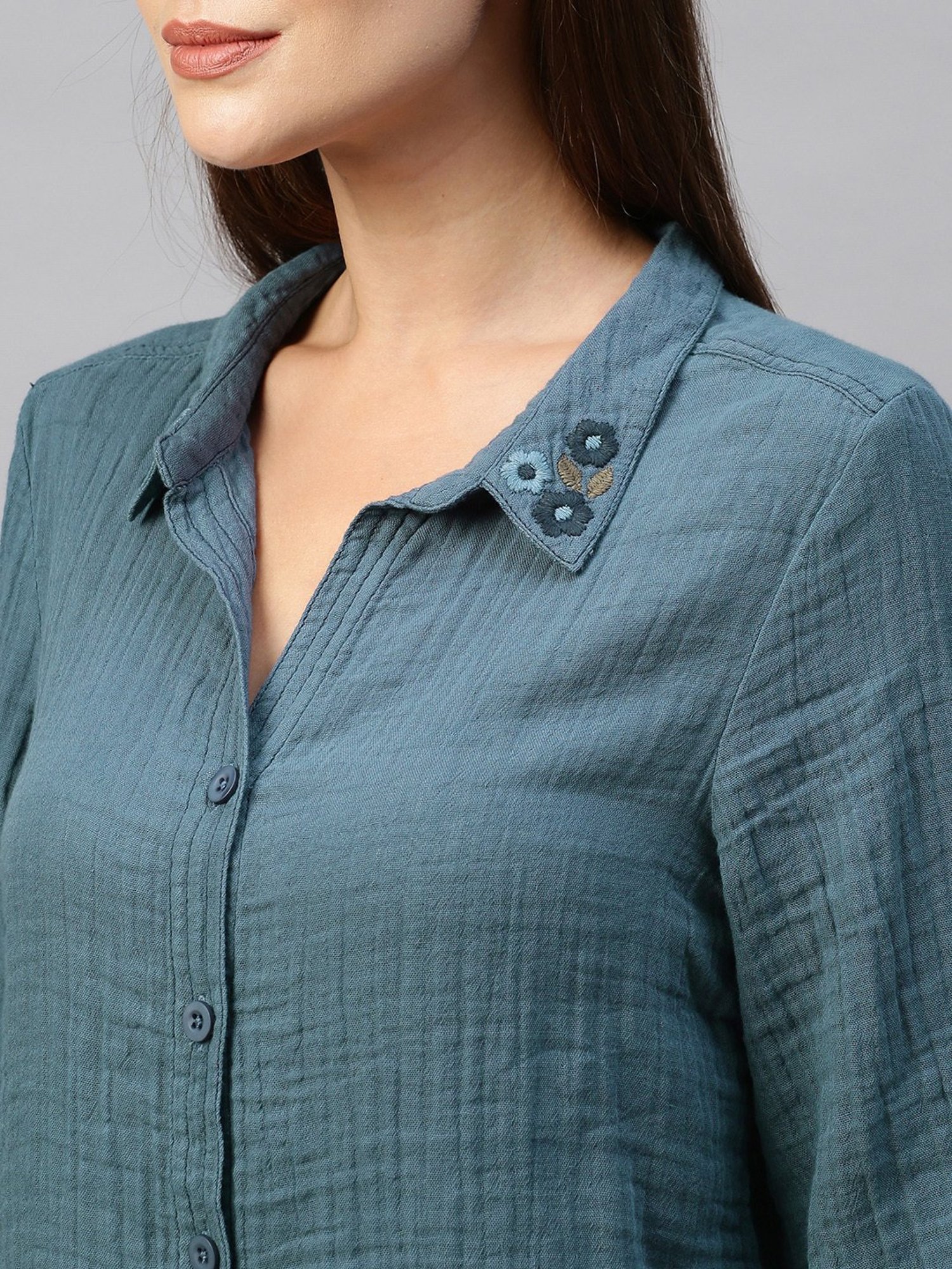 Chemistry Blue Shirt With Shorts