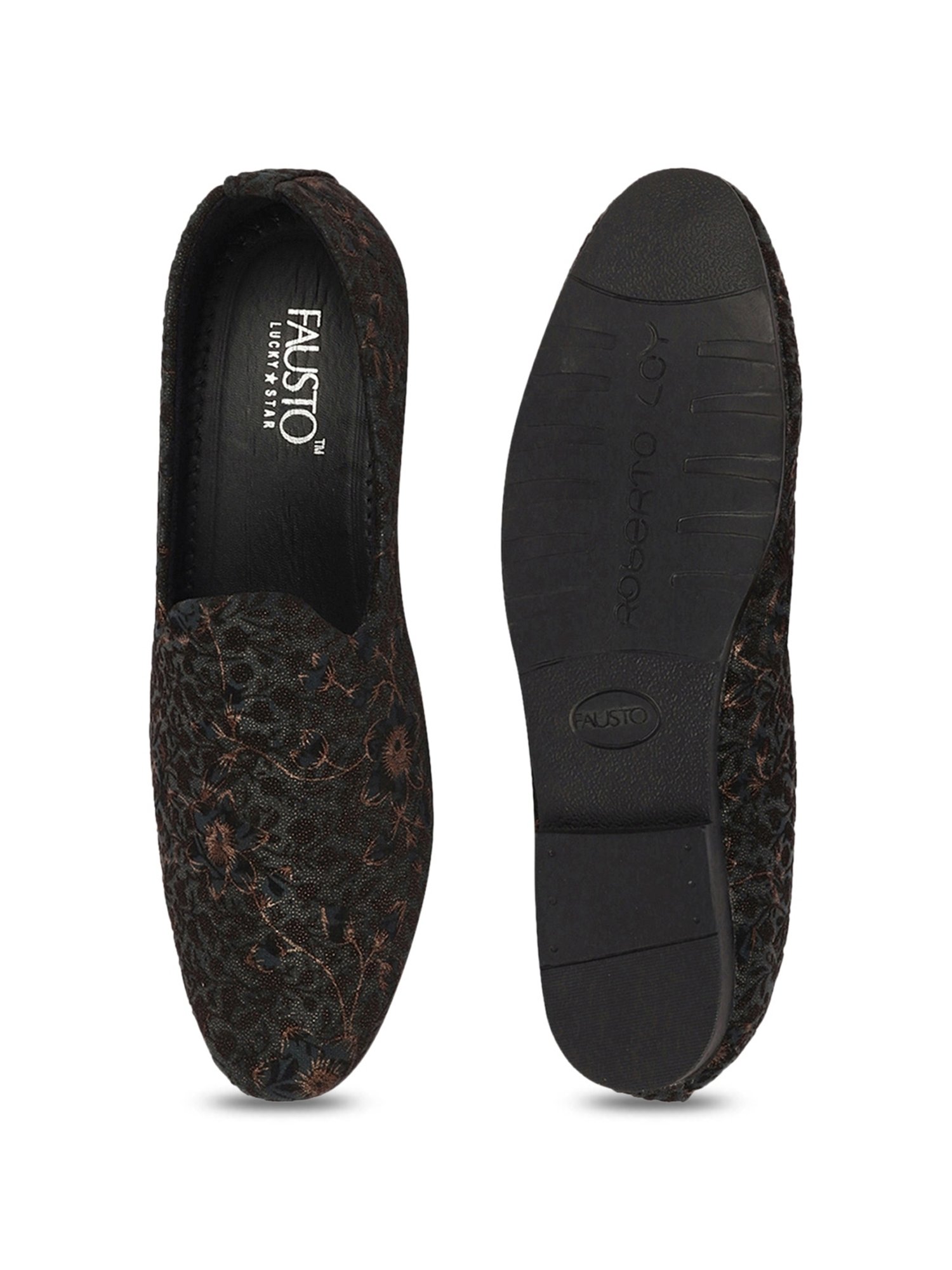 Fausto Men's Brown Casual Loafers