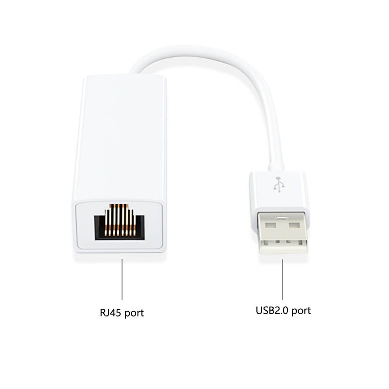 USB2.0 to RJ45 Gigabit Ethernet Network Adapter, 10/100Mbps Fast Network USB LAN Ethernet Adapter For Computer Desktop Laptop PC
