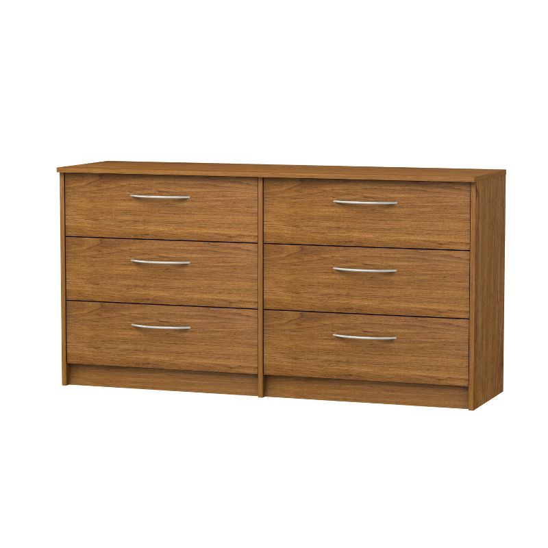 Addison 6 Drawer Dresser Bank Alder Brown - loft607