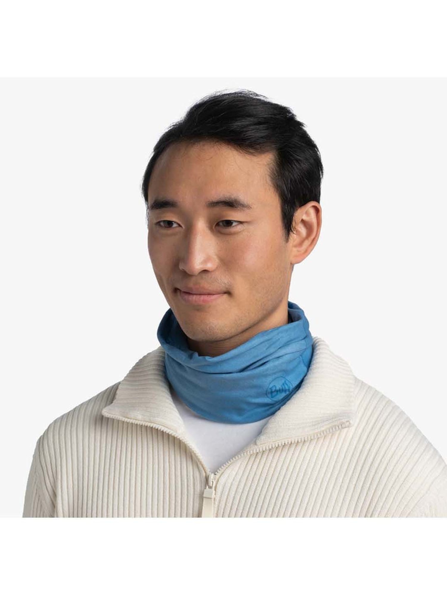 BUFF Original Ecostretch Blue Solid Bandanas