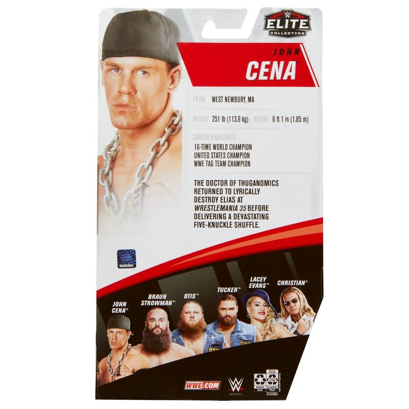 WWE Elite Collection WrestleMania 35 John Cena Action Figure - Series 76