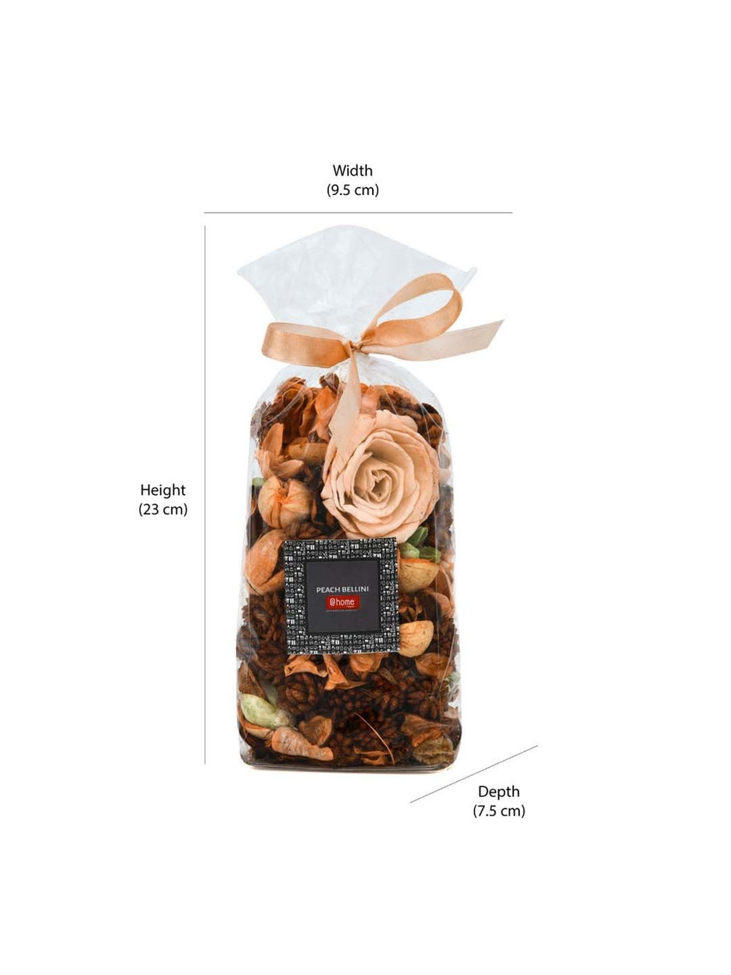 @home Orange Bellini Fragrance Dried Flowers and Leaves Potpourri Pouch