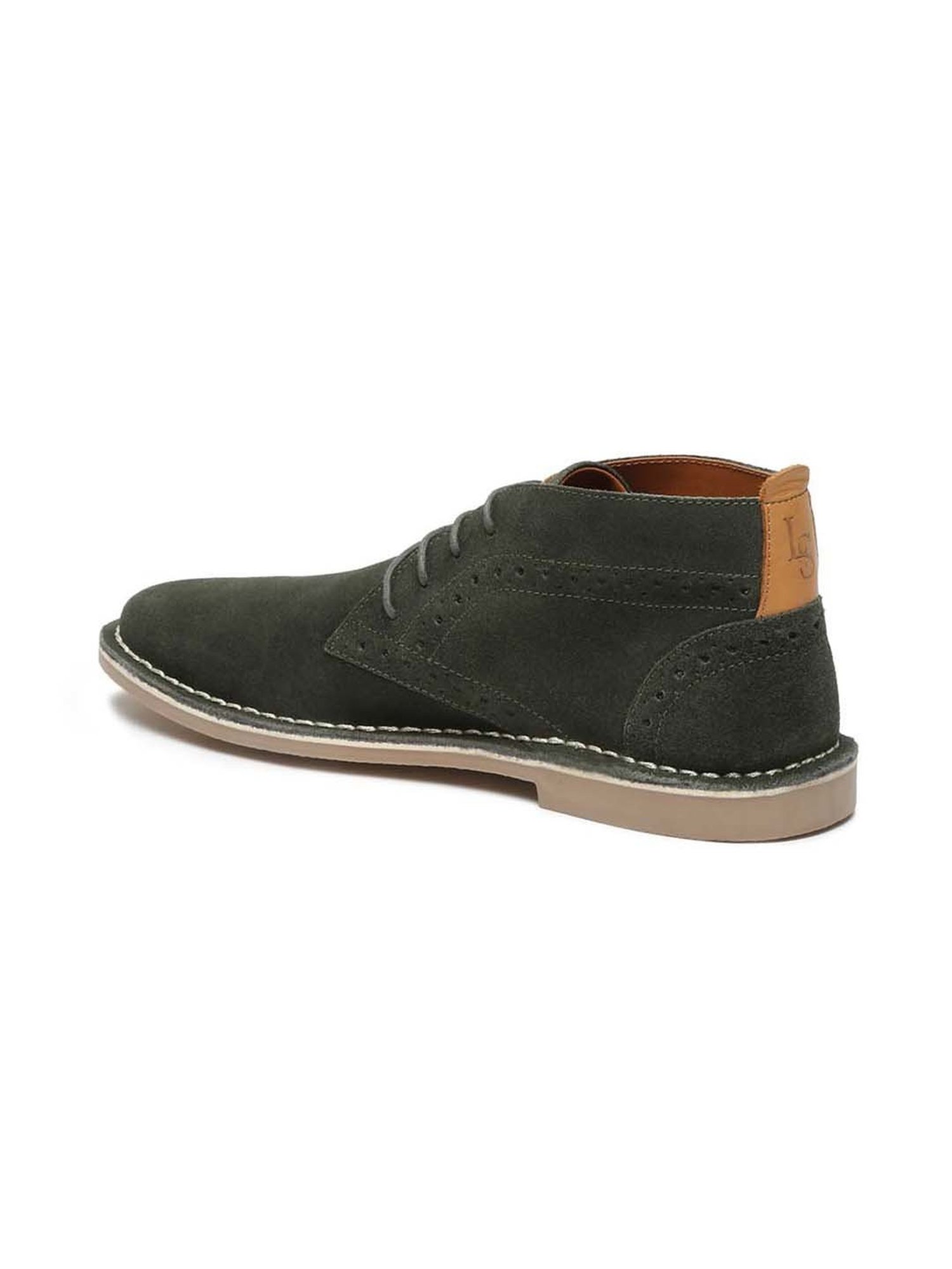 Louis Stitch Men's Seaweed Green Chukka Boots
