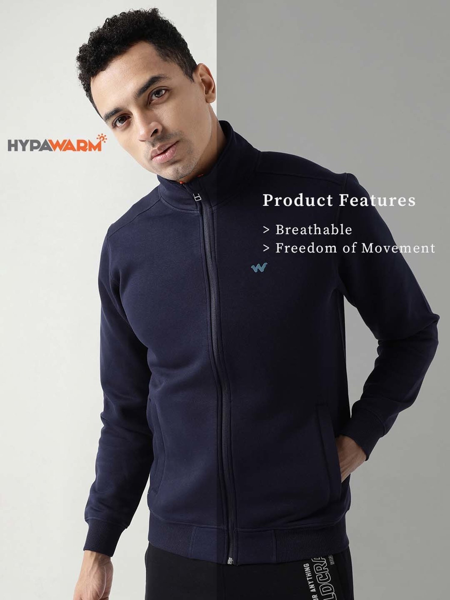 Wildcraft Navy Regular Fit Sweatshirt