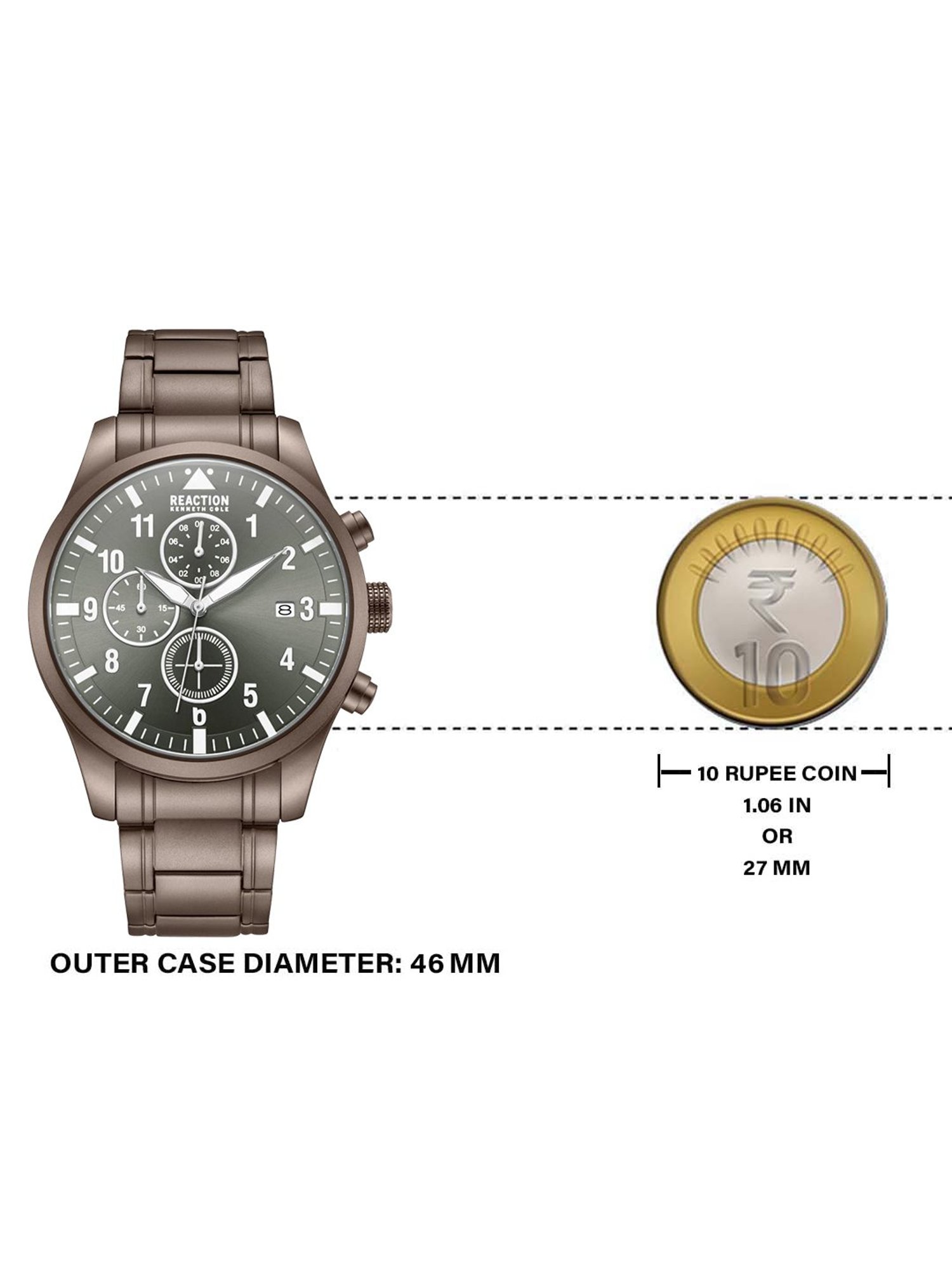 Reaction Kenneth Cole KRWGK2192506 Analog Watch for Men