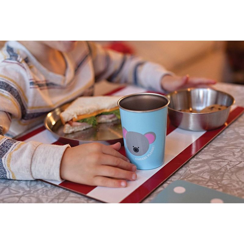Red Rover 10oz 4pk Stainless Steel Kids Animal Tumbler Cups