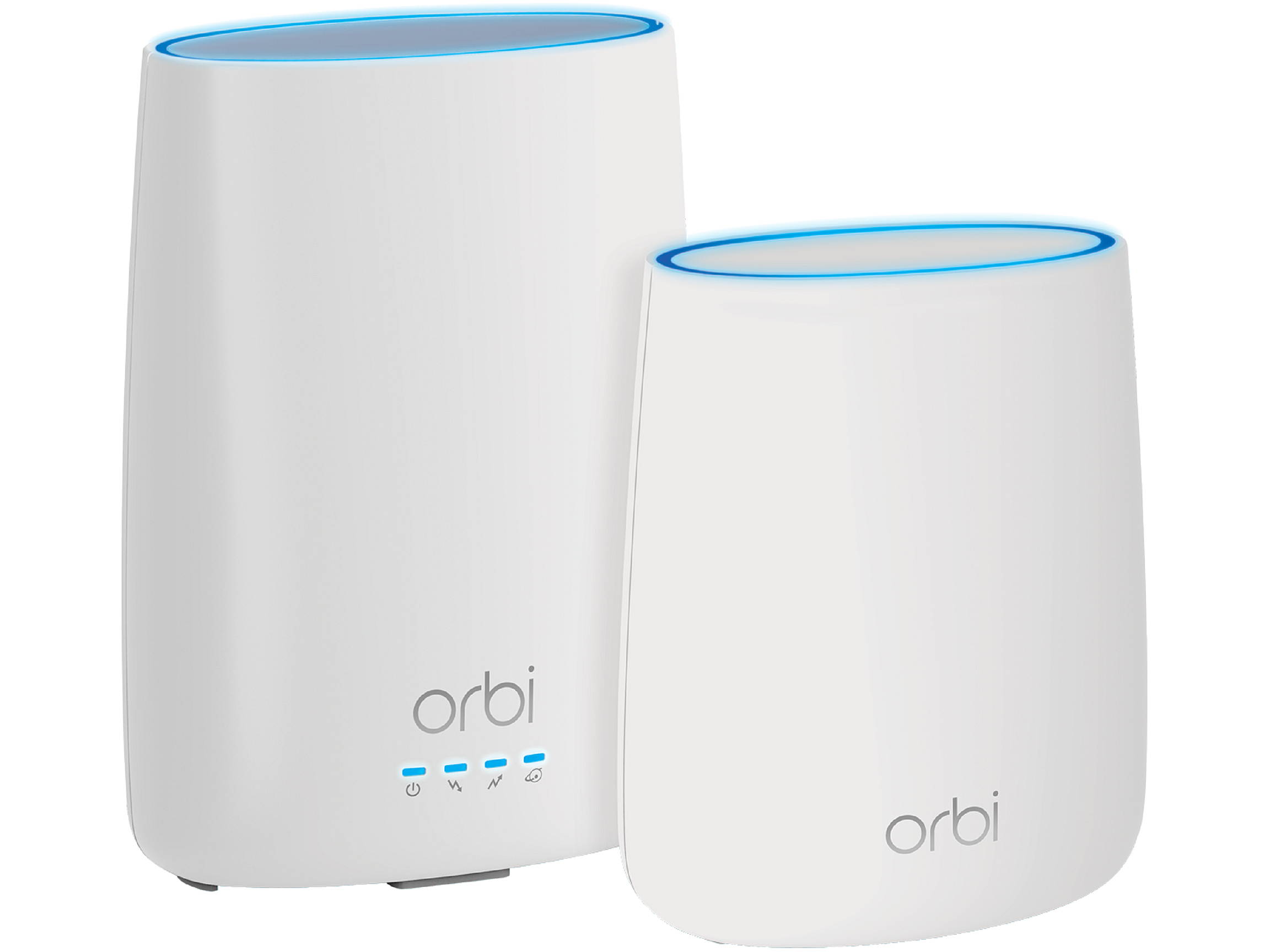 Orbi Whole Home AC2200 Tri-band Wi-Fi System Come with an Orbi Router with a Built-in Cable Modem and a Satellite (CBK40)