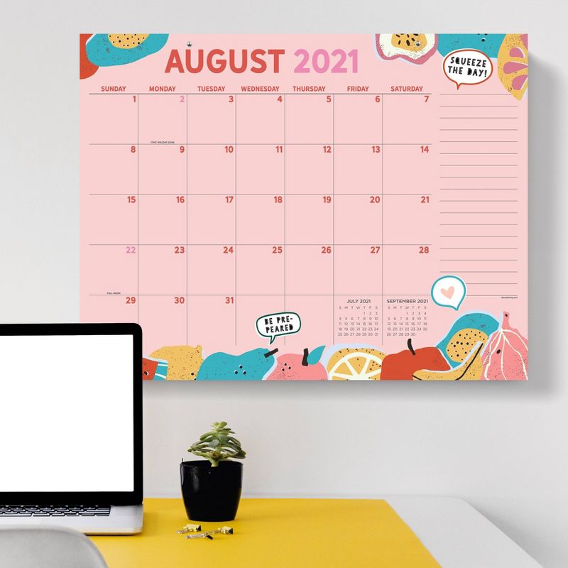 2021-22 Academic Desktop Calendar Monthly Theme Monthly - The Time Factory