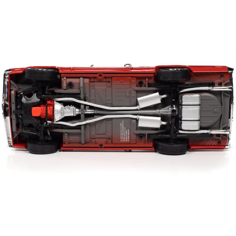 1970 Plymouth Duster 340 Red w/Red Interior & Black Stripes "Hemmings Classic Car" Cover Car (September 2007) 1/18 Diecast Model Car by Autoworld