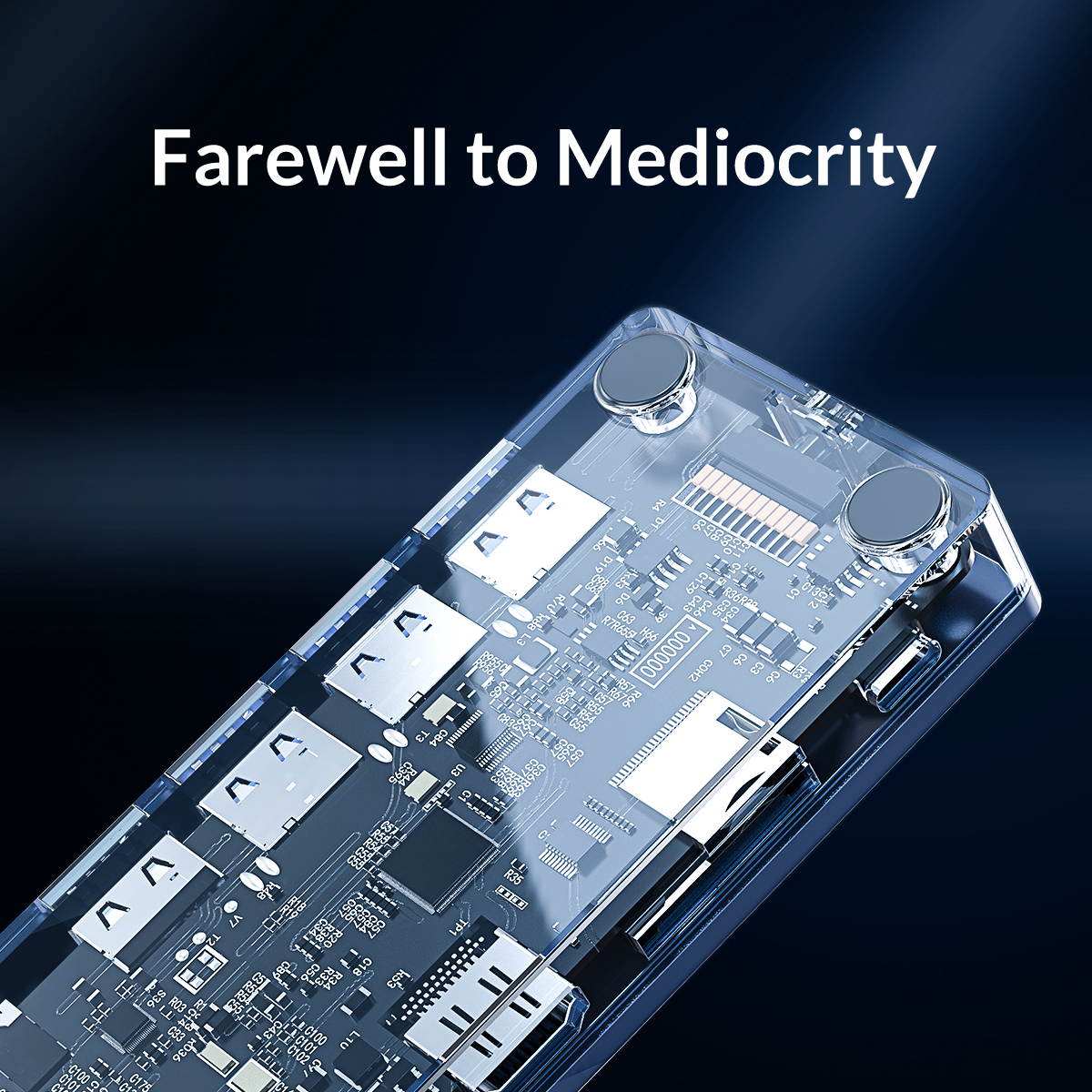 ORICO USB C Hub, 11-in-1 USB C Adapter with 4K HDMI, VGA, 100W PD, Ethernet Port, Audio, SD/TF Card Slot, 4 USB Data Ports for MacBook Air/Pro, XPS, Pixelbook,and More Type C Laptop