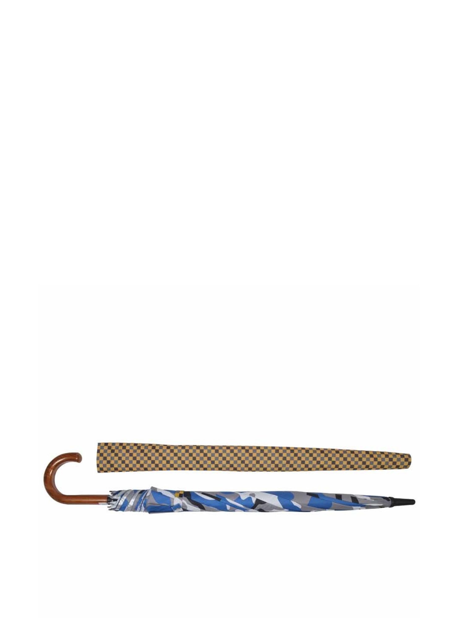 Eume Ordin Blue Camo 1 Fold Umbrella - 27 inch