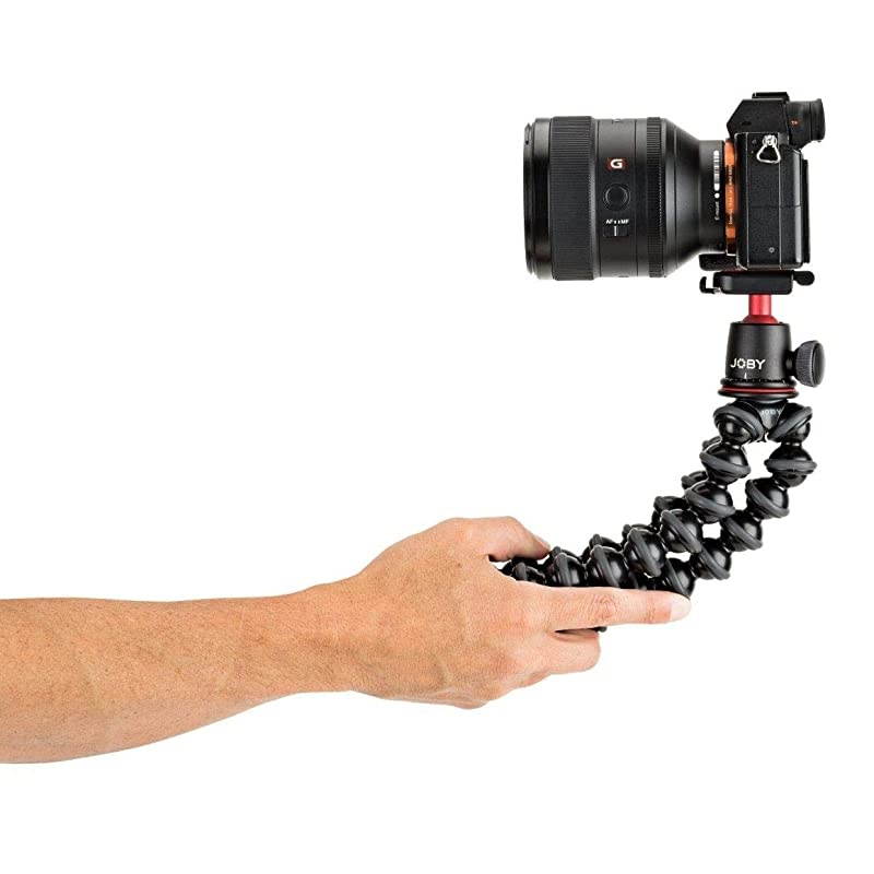 JB01507 GorillaPod 3K Kit Compact Tripod 3K Stand and Ballhead 3K for Compact Mirrorless Cameras or Devices up to 3K 66lbs BlackCharcoal