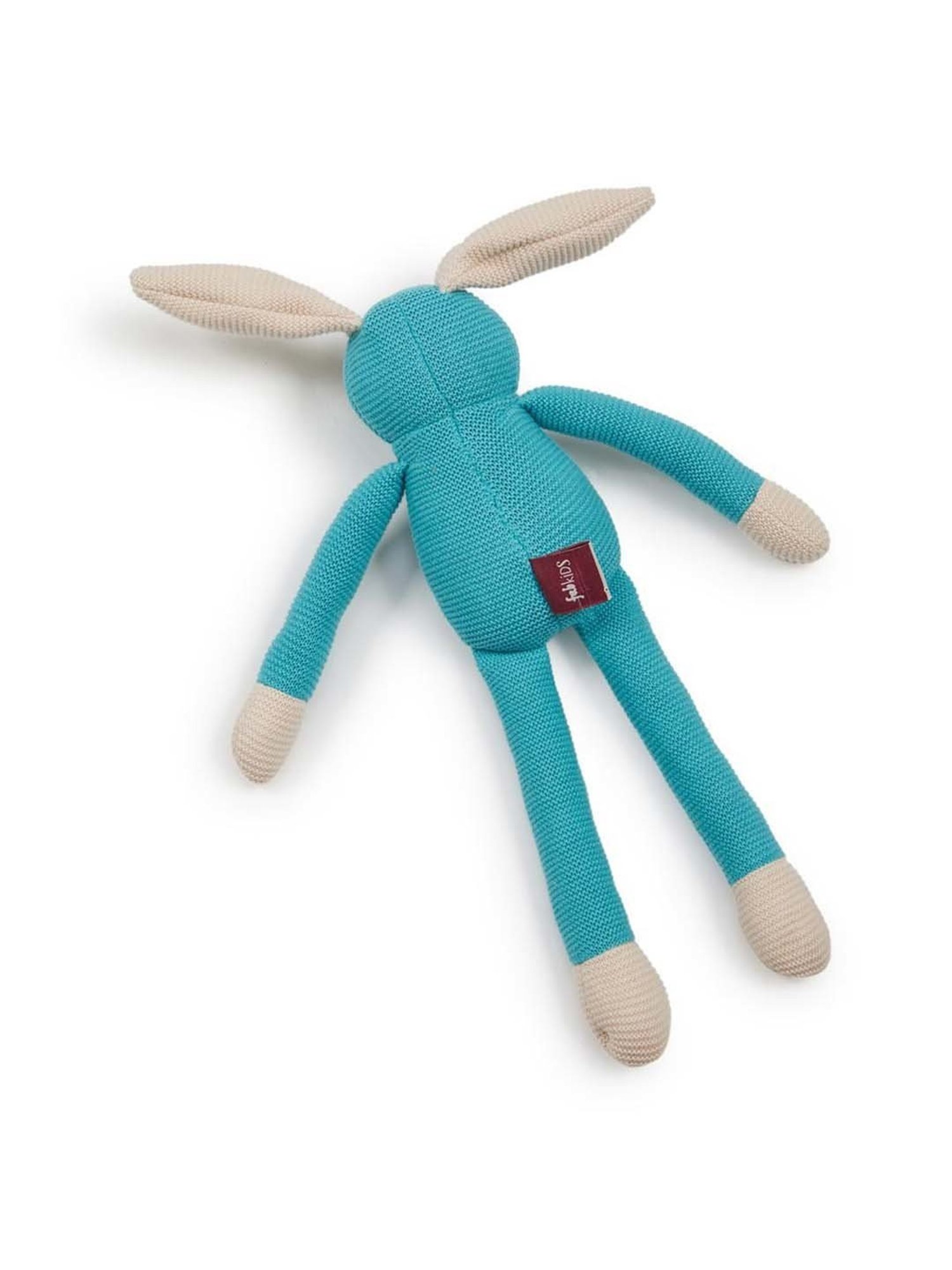 Fabindia Fabkids Blue Poly Fill Rabbit Toy