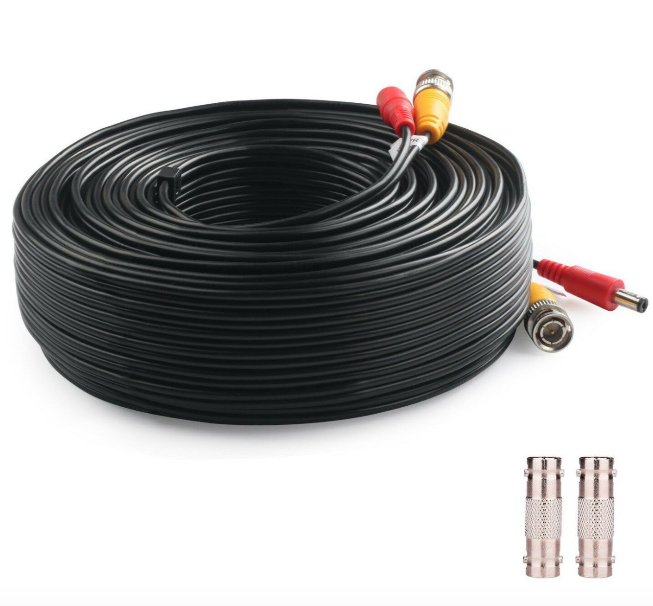 25ft Power Video Security Camera Cable BNC Extension Wire Cord for All CCTV DVR