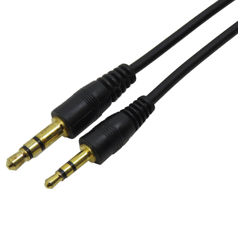 CableDeconn 2 PCS 3.5mm 3 5 to 2.5mm 2 5 mm Male cable audio aux Jack Male converter Adapter 50cm
