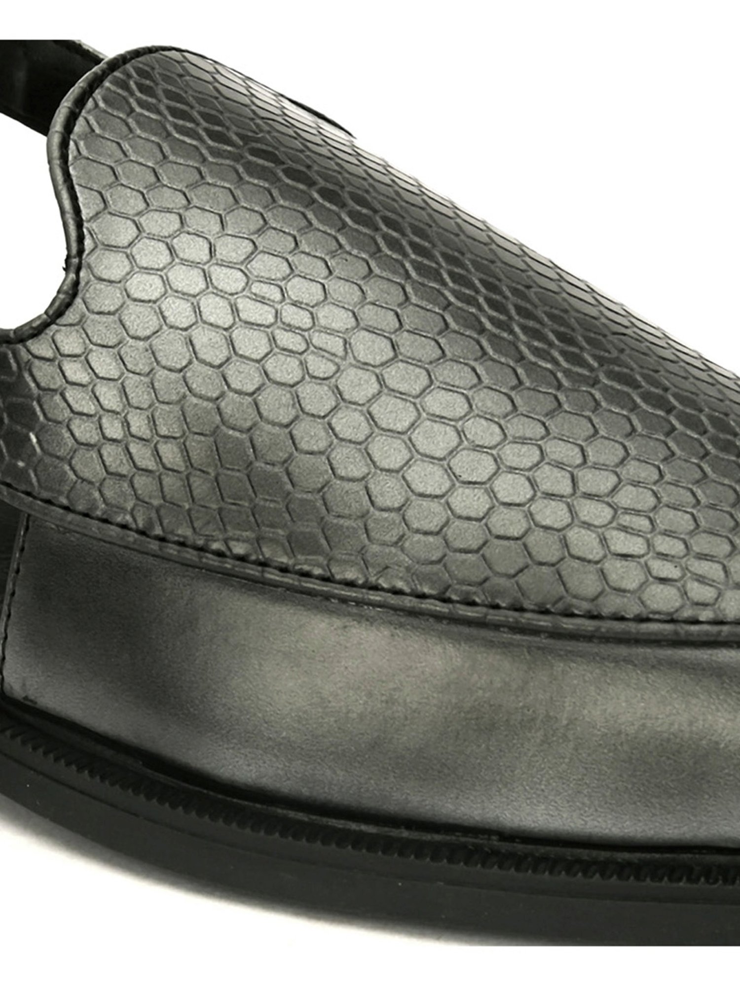 San Frissco Men's Silver Back Strap Sandals