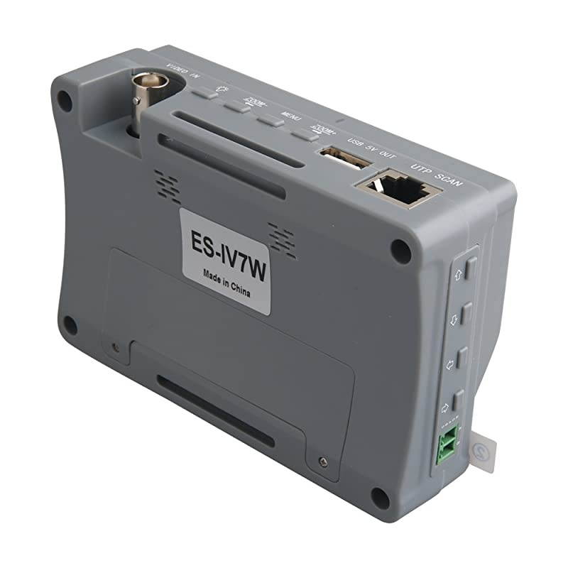 4 in 1 CCTV Tester Support 720P1080P3mp4mp5mp AHD TVI CVI amp CVBS Analog Camera Security Video Monitor with 43 inch LCD Screen DC12V 1A Power Output UTP Cable Tester PTZ Control