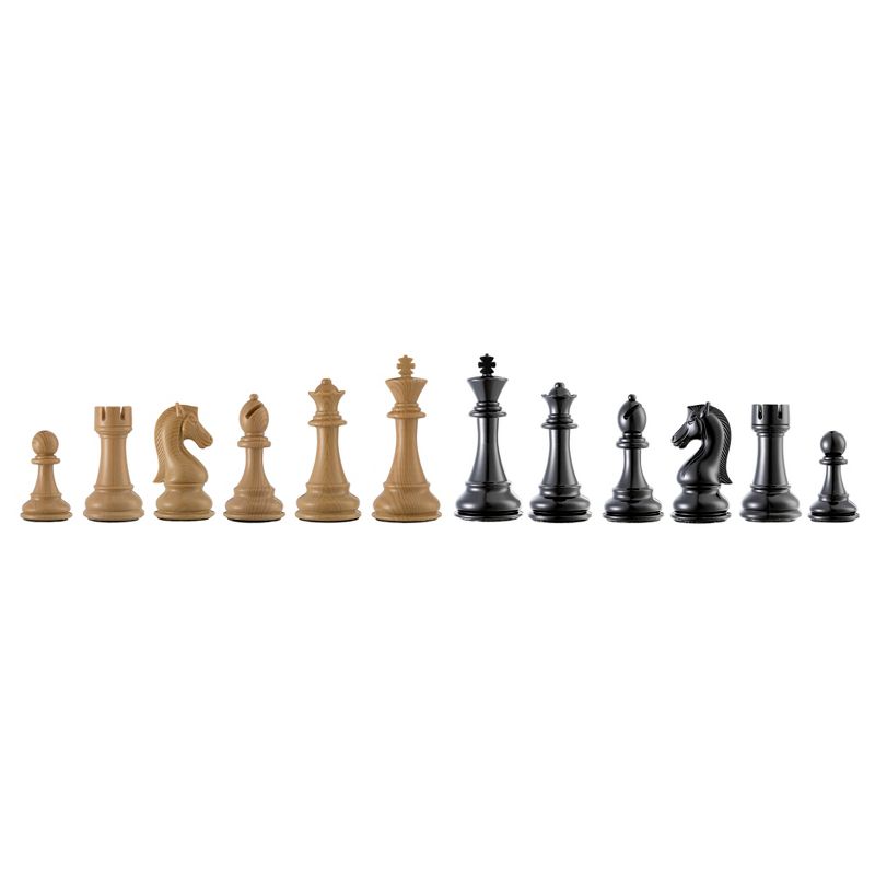 The Bobby Fischer Series Metal & Acrylic Chess Pieces - 3.5 inch king