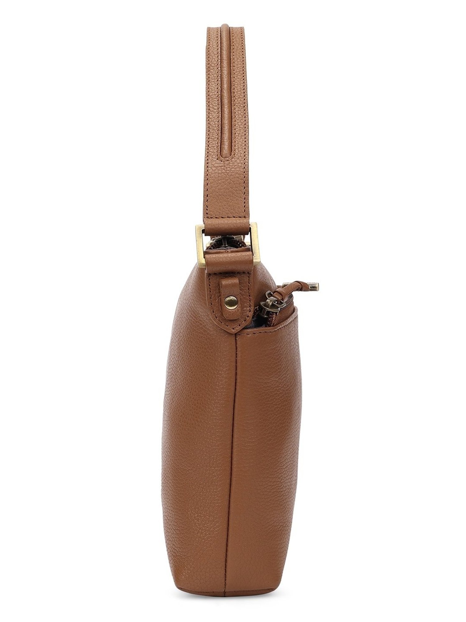 PERQUISITE TAYLOR Brown Solid Small Handbag