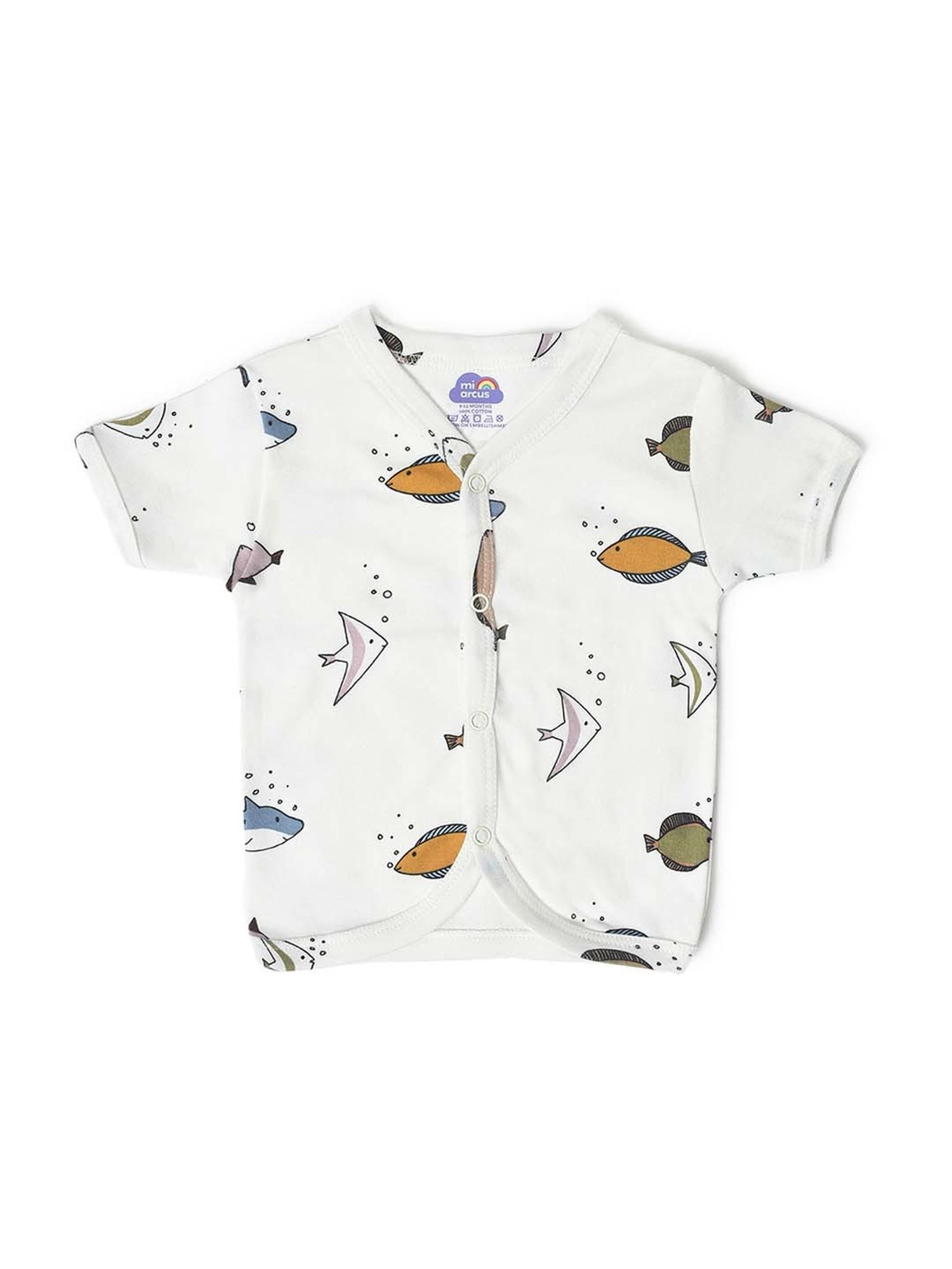 MiArcus Kids Multicolor Cotton Printed T-Shirt