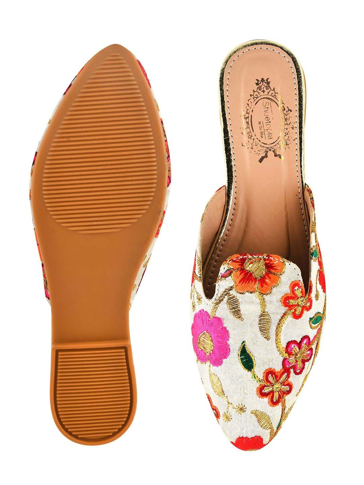 Shoetopia Kids Multicolor Mule Shoes