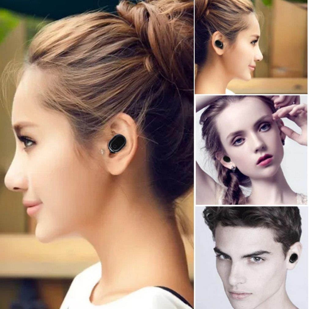 Small SQ2 Wireless Bluetooth Earphones Lightweight Stereo Bass Sport Running Driving In-Ear Earphone With Magnetic Charger