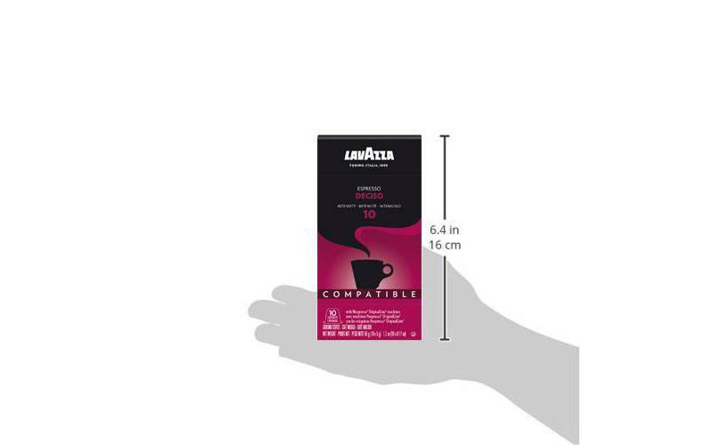 Lavazza Deciso Dark Roast Nespresso Compatible Capsules - 10ct