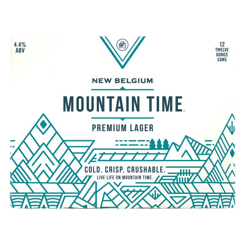 New Belgium Mountain Time Lager Beer -12pk/12 fl oz Cans