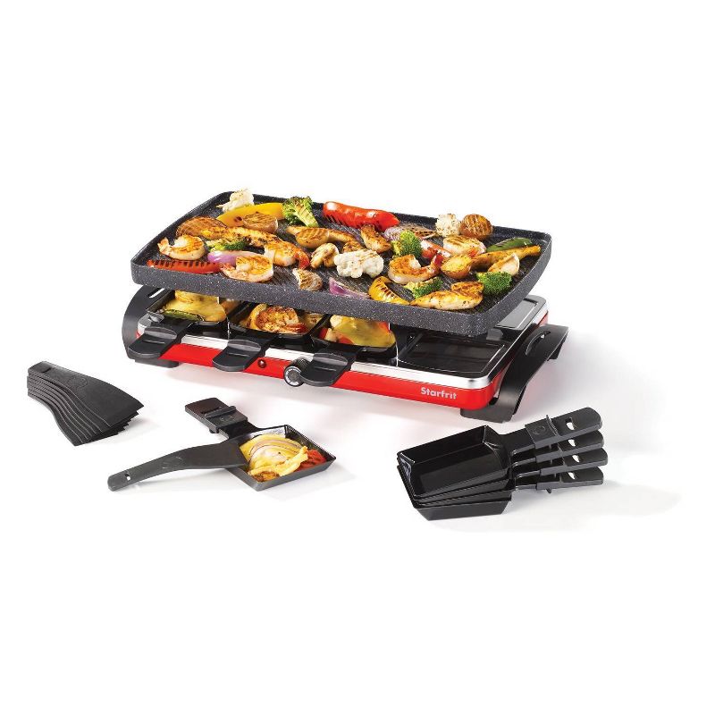 The Rock by Starfrit Raclette and Party Grill Set - Black