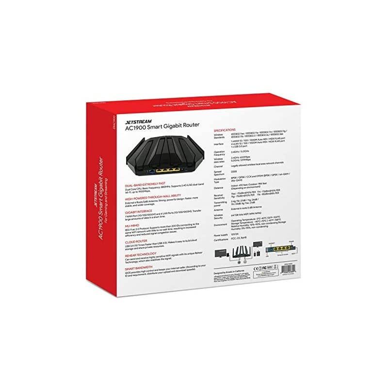 AC1900 Dual Band Wi-Fi Router