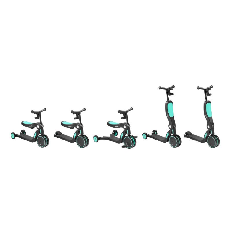 Larktale 7" Scoobi 5 in 1 Kids' Specialty Cycle - Teal Green