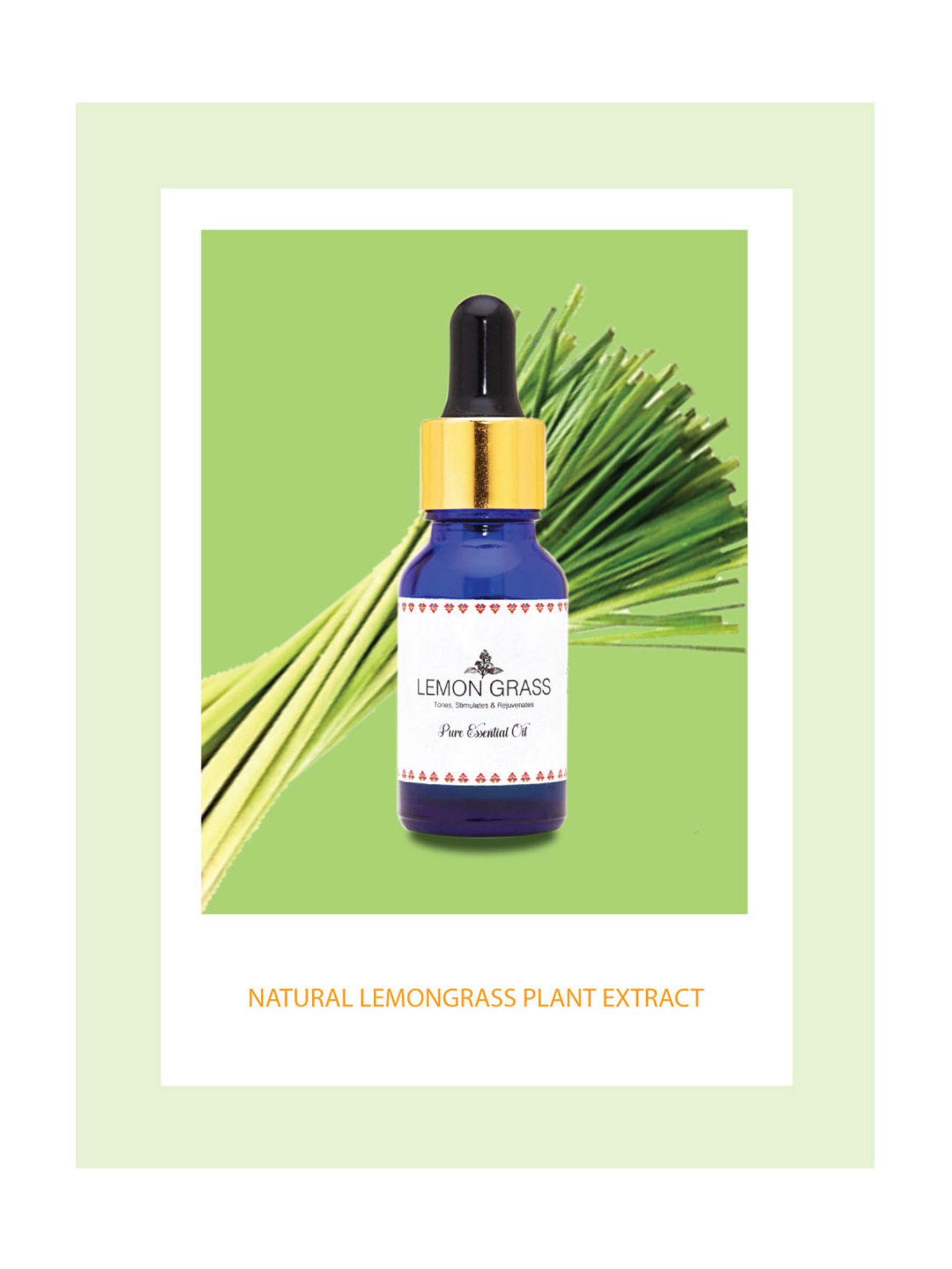 Holistic Healings By Shaveta Lemon Grass Essential Oil - 15 ml