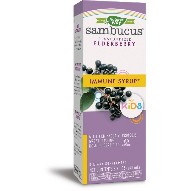 Nature's Way Sambucus Immune Syrup for Kids with Elderberry - 8 fl oz