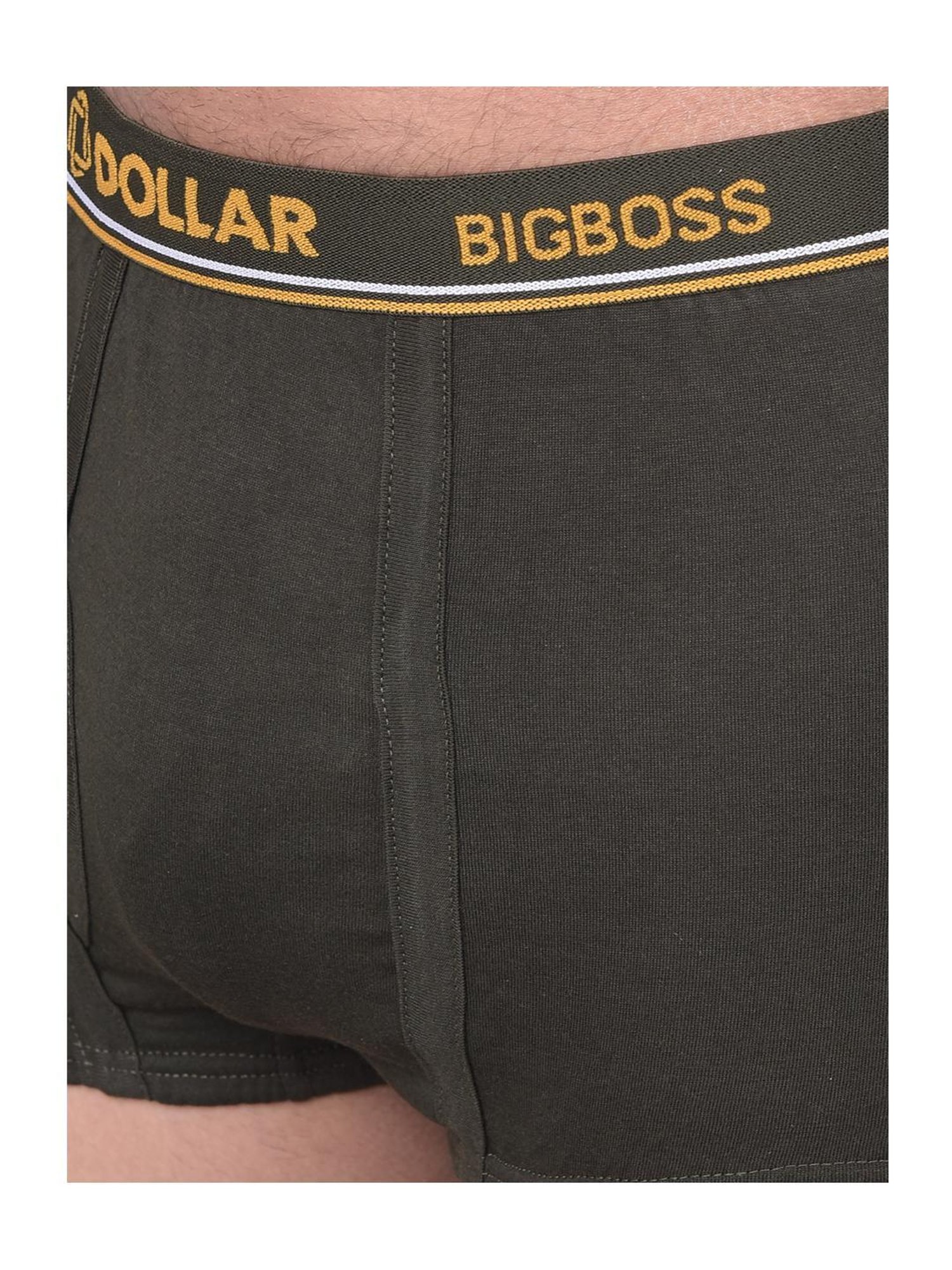 Frenchie Kids Pink & Grey Solid Briefs (Pack Of 2)