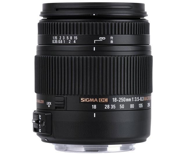 Sigma 18-250mm F3.5-6.3 DC Macro OS HSM for Nikon F Cameras