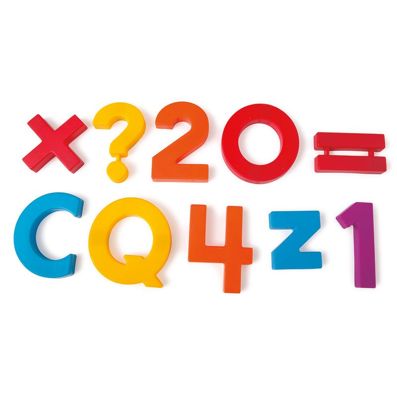 Educational Insights Multicolored AlphaMagnets and MathMagnets, 214 Pieces
