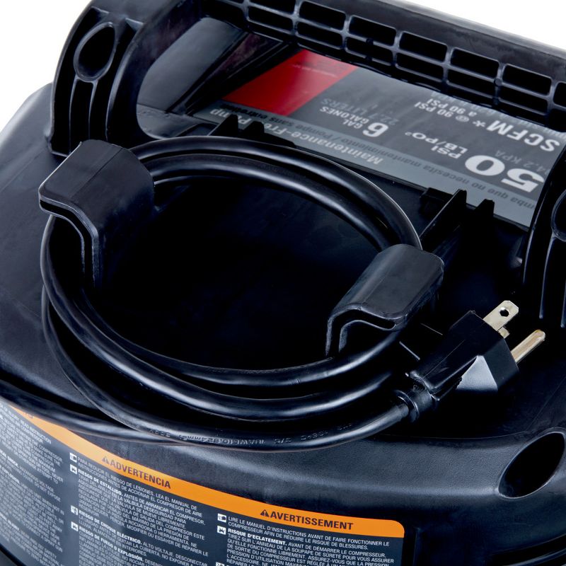 Porter-Cable C2002 0.8 HP 6 Gallon Oil-Free Pancake Air Compressor