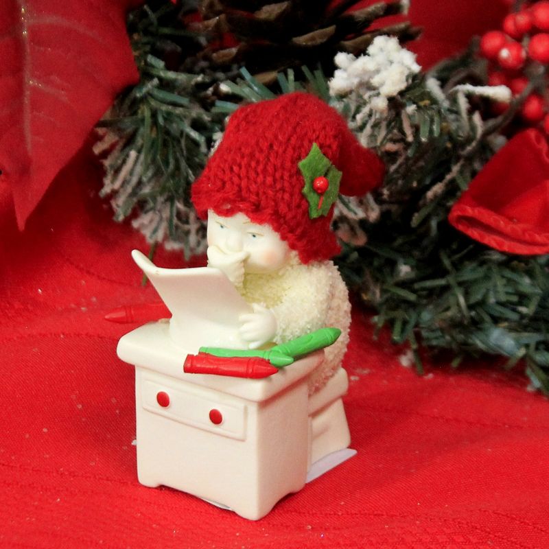 Dept 56 Snowbabies 3.5" Christmas Colors Christmas Knit Hat  -  Decorative Figurines