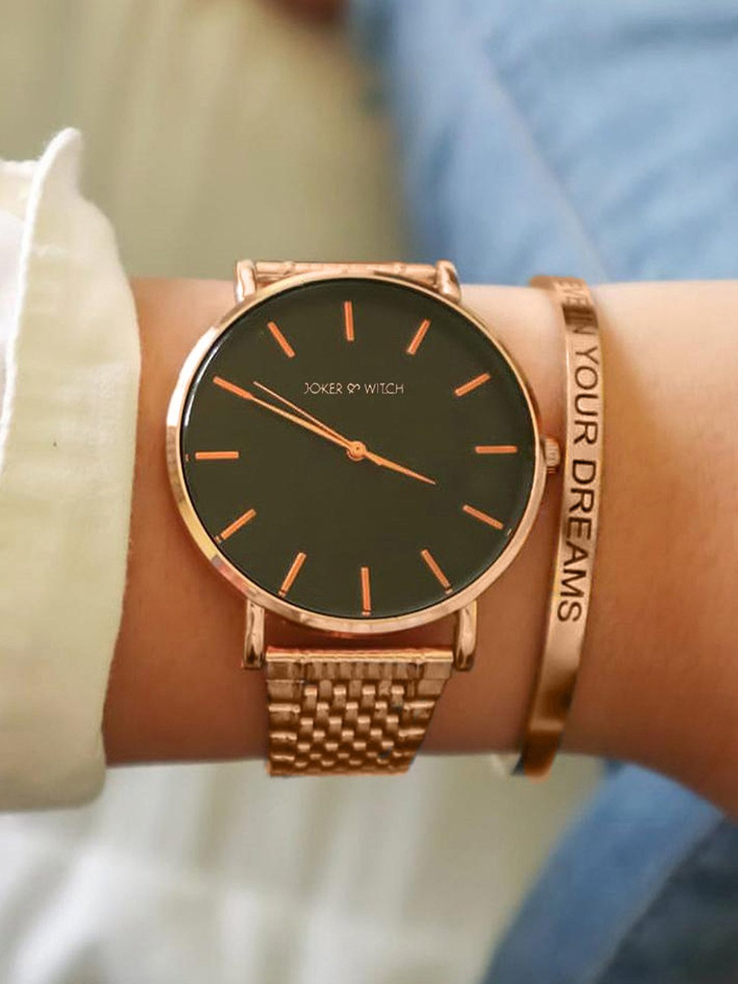 Joker & WItch JWBS146 Analog Watch with Bracelet Gift Set for Women