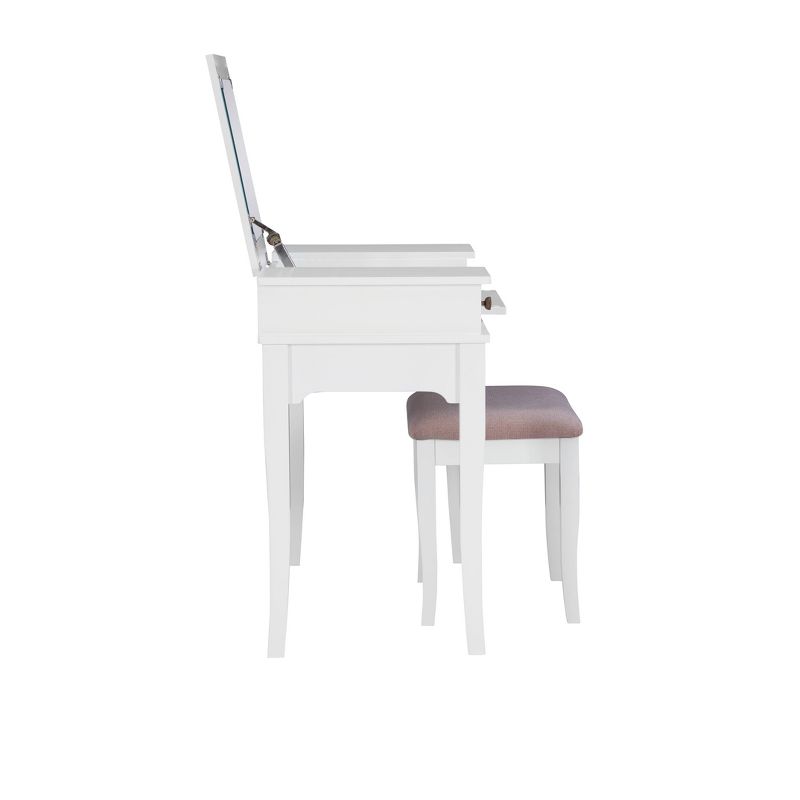 Salisbury Vanity w/Mirror White - Chique