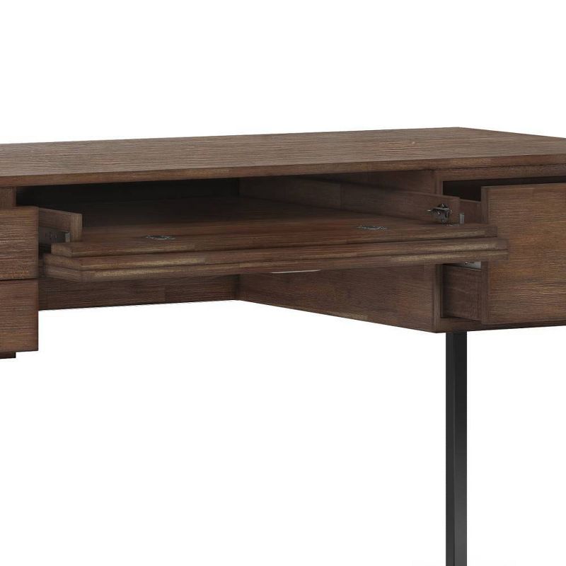 Brandt Desk Rustic Natural Aged Brown - WyndenHall