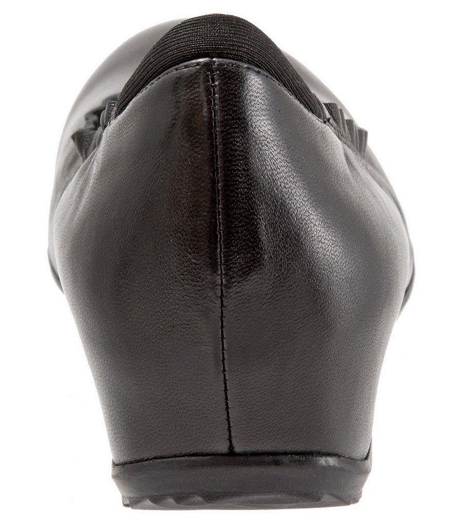 SoftWalk Wish Leather Slip-On Wedges