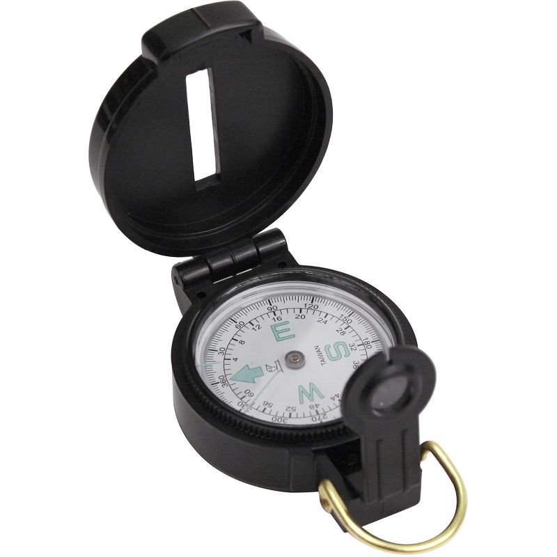 Coghlan's Lensatic Compass with Case, Liquid Filled, Camping Survival Emergency