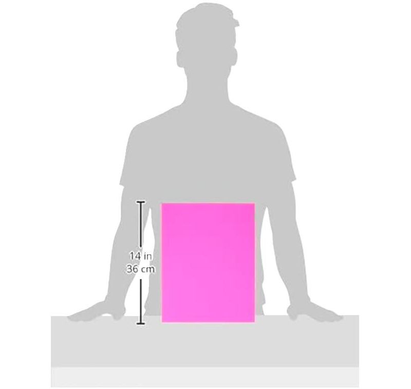 School Smart Poster Board, 11 x 14 Inches, Assorted Neon Colors, pk of 25