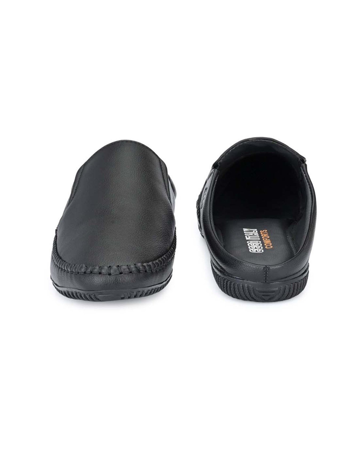 Eego Italy Men's Black Mule Shoes