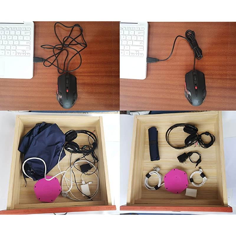 100pcs Cable Ties Reusable Fastening Cable Ties Cable Straps Strips Wire Organizer Cord Rope Holder for Laptop PC TV 7 Inch 100 pcs Black