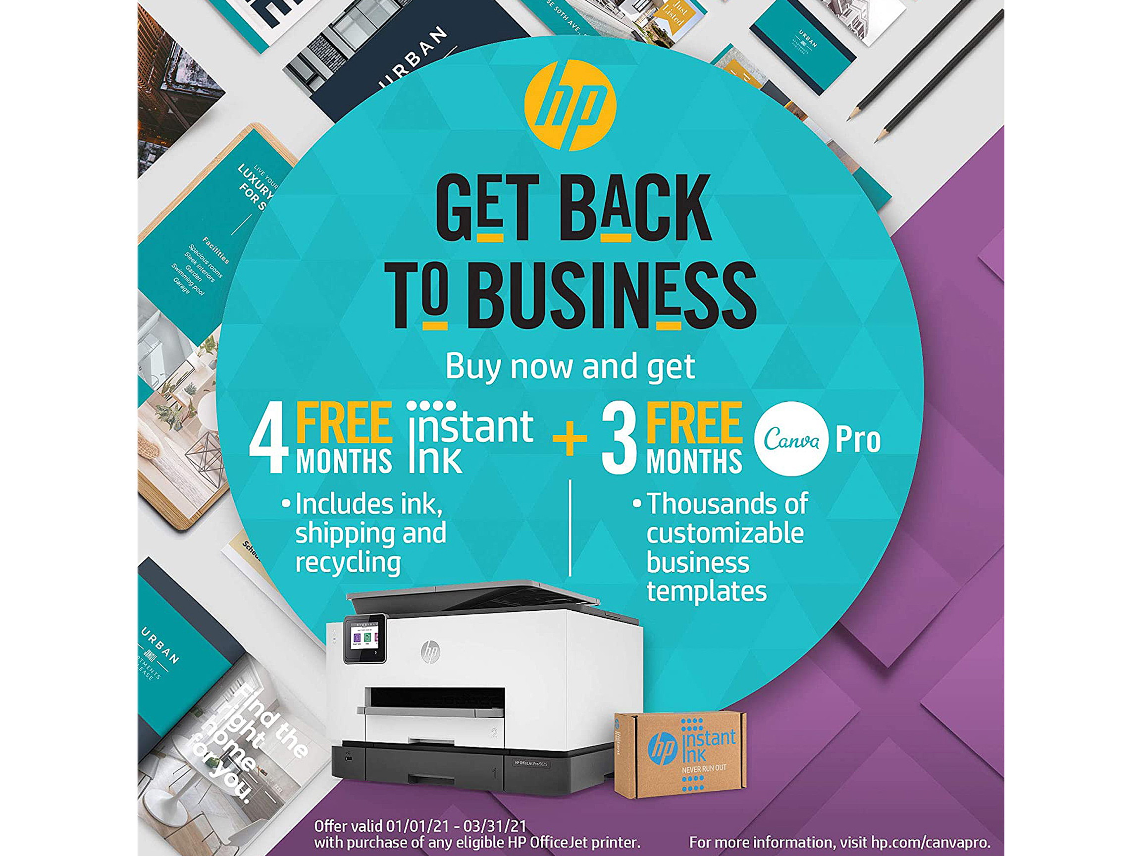 HP ENVY 6055e All-in-One Printer w/ 6 Months Free Ink through HP Plus