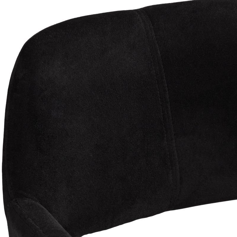 55 Downing Street Martin Black Fabric Modern Dining Chair