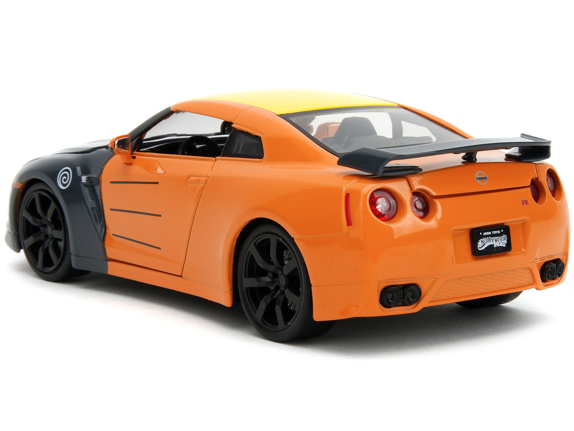 2009 Nissan GT-R (R35) Ben Sopra Dark Blue with Graphics "Godzilla" "Hollywood Rides" Series 1/32 Diecast Model Car by Jada